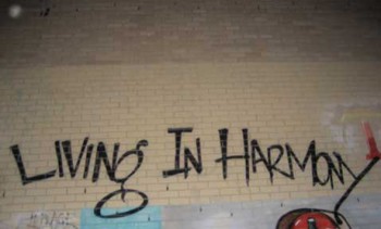 Living in Harmony mural