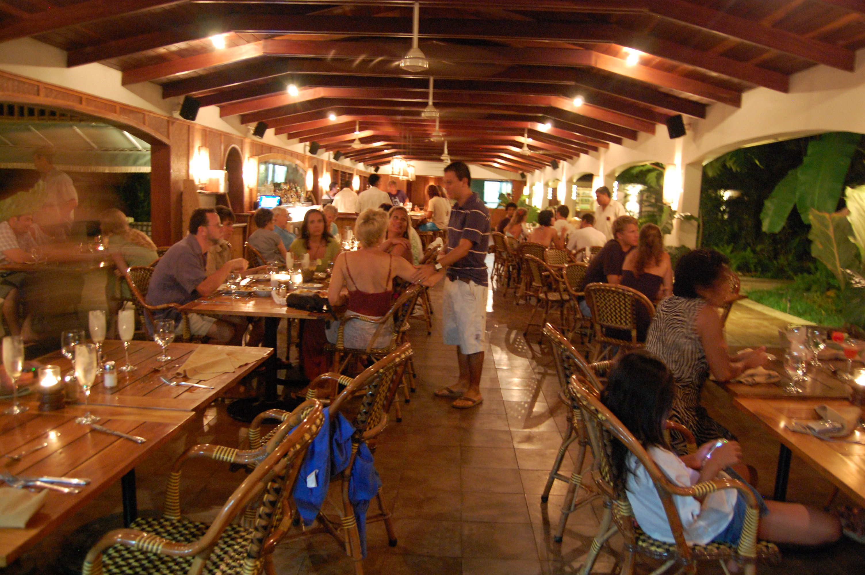 The busy restaurant!