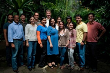 Hans Pfister and staff