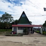 A-Frame Building across the street from the Nosara Airport